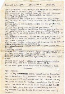 a letter from Rosie, 1942