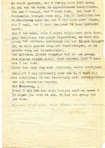 A letter from Rosie in Camp Westerbork, 1943