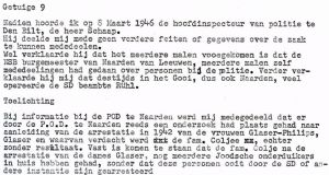 A declaration by the chief of police that he did not know about Rosie's arrest, 1946