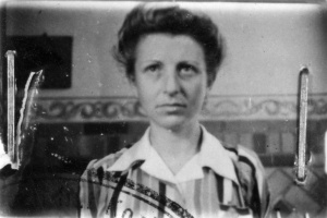 Rosie, one hour after her liberation at the Danish border