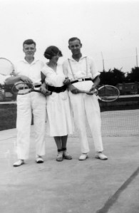 Rosie at the tennis club