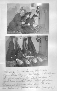 A party at the home of one of Rosie’s students in Eindhoven, 1941