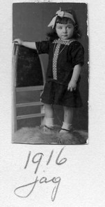 Rosie at age two, 1916