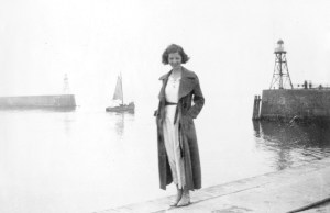 Rosie at the harbor of Scheveningen, 1936