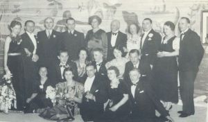 Dance competition, 1937, Rosie far left